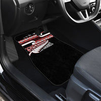 New Zealand Christmas Car Mats Funny Santa Claus Haka Dance with Tukutuku
