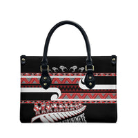New Zealand Christmas Leather Bag Funny Santa Claus Haka Dance with Tukutuku