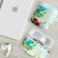 Japanese and Hawaiian Culture Fusion AirPods Case Irezumi with Turtles and Lei Kakau Pattern Fresh Vibe LT03 - Polynesian Pride