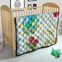 Japanese and Hawaiian Culture Fusion Quilt Irezumi with Turtles and Lei Kakau Pattern Fresh Vibe LT03 - Polynesian Pride