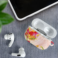 Japanese and Hawaiian Culture Fusion AirPods Case Irezumi with Turtles and Lei Kakau Pattern Sunset Vibe LT03 - Polynesian Pride