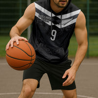 Aotearoa Rugby Custom Sleeveless Hoodie Maori Tribal Motifs Stripes-Sporty Style LT03 - Polynesian Pride