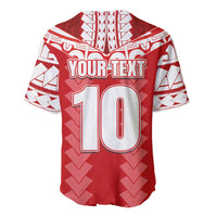 Custom Tahiti Football Polynesian Pattern Baseball Jersey
