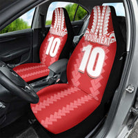 Custom Tahiti Football Polynesian Pattern Car Seat Cover