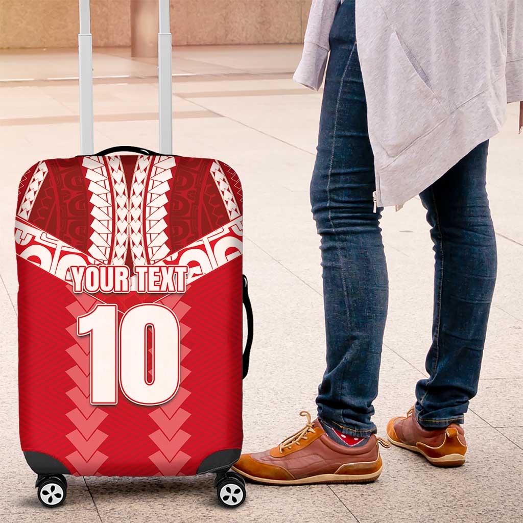 Custom Tahiti Football Polynesian Pattern Luggage Cover