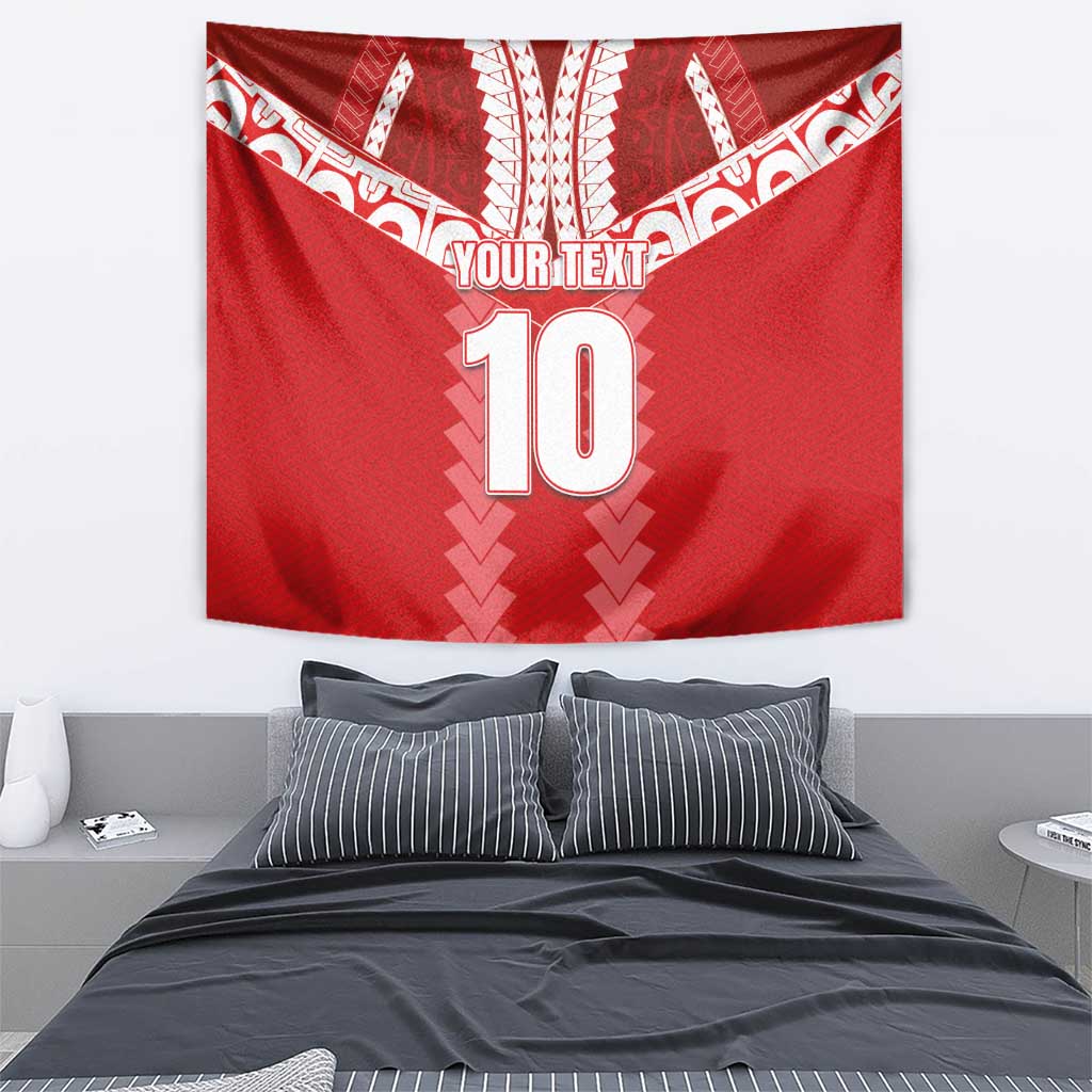 Custom Tahiti Football Polynesian Pattern Tapestry