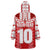 Custom Tahiti Football Polynesian Pattern Wearable Blanket Hoodie