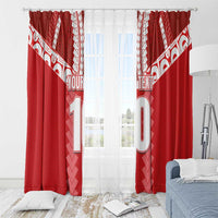 Custom Tahiti Football Polynesian Pattern Window Curtain