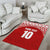 Custom Tonga Football Ngatu Tribal Tattoo Area Rug