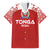 Custom Tonga Football Ngatu Tribal Tattoo Family Matching Puletasi and Hawaiian Shirt