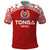 Custom Tonga Football Ngatu Tribal Tattoo Polo Shirt