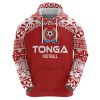 Custom Tonga Football Ngatu Tribal Tattoo Zip Hoodie