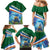 Marshall Islands Kwajalein Atoll Family Matching Mermaid Dress and Hawaiian Shirt Polynesian Pattern and Undersea Animals