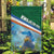 Marshall Islands Kwajalein Atoll Garden Flag Polynesian Pattern and Undersea Animals