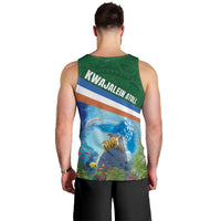 Marshall Islands Kwajalein Atoll Men Tank Top Polynesian Pattern and Undersea Animals