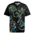 New Zealand Gecko Maori Art Tattoo Rugby Jersey Silver Fern and Paua Shell Mode