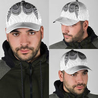 Samoan Traditional Art Tattoos Classic Cap Tatau Tribal Motifs with Ula Nifo White - Polynesian Pride