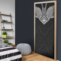 Samoan Traditional Art Tattoos Door Cover Tatau Roman Reigns Black Color - Polynesian Pride