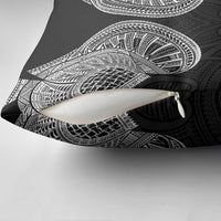 Samoan Traditional Art Tattoos Pillow Cover Tatau Roman Reigns Black Color - Polynesian Pride