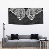 Samoan Traditional Art Tattoos Tapestry Tatau Roman Reigns Black Color - Polynesian Pride