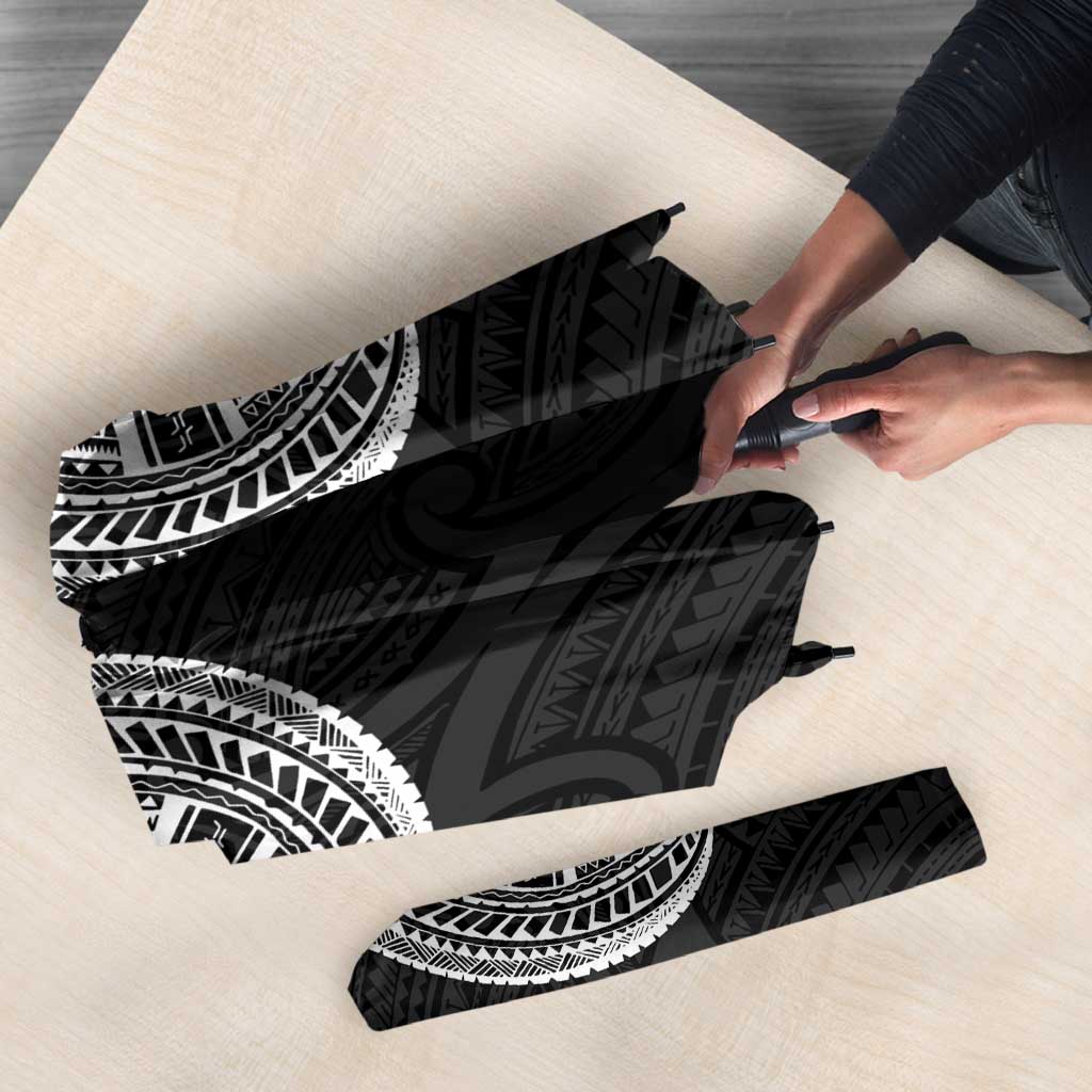 Samoan Traditional Art Tattoos Umbrella Tatau Roman Reigns Black Color - Polynesian Pride