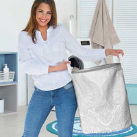 Samoan Traditional Art Tattoos Laundry Basket Tatau Roman Reigns White Color - Polynesian Pride