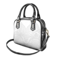 Samoan Traditional Art Tattoos Shoulder Handbag Tatau Roman Reigns White Color - Polynesian Pride