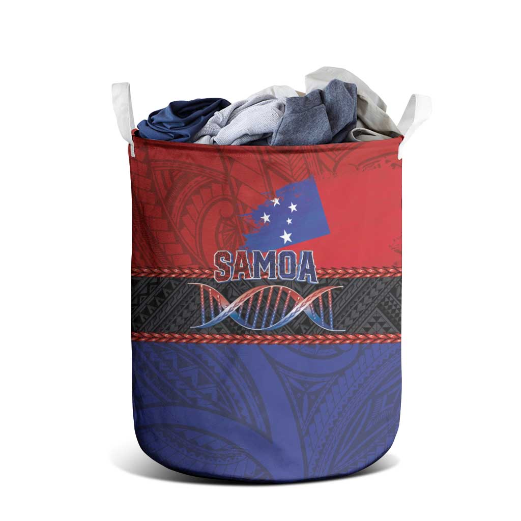 Samoan DNA-Proud of Samoa Laundry Basket Polynesian Patterns - Polynesian Pride