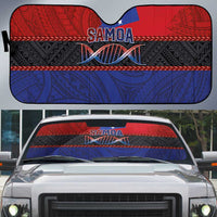 Samoan DNA-Proud of Samoa Auto Sun Shade Polynesian Patterns - Polynesian Pride
