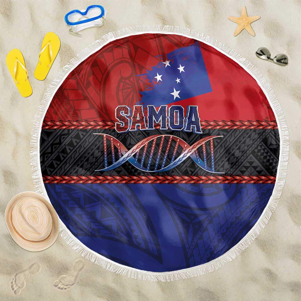Samoan DNA-Proud of Samoa Beach Blanket Polynesian Patterns - Polynesian Pride