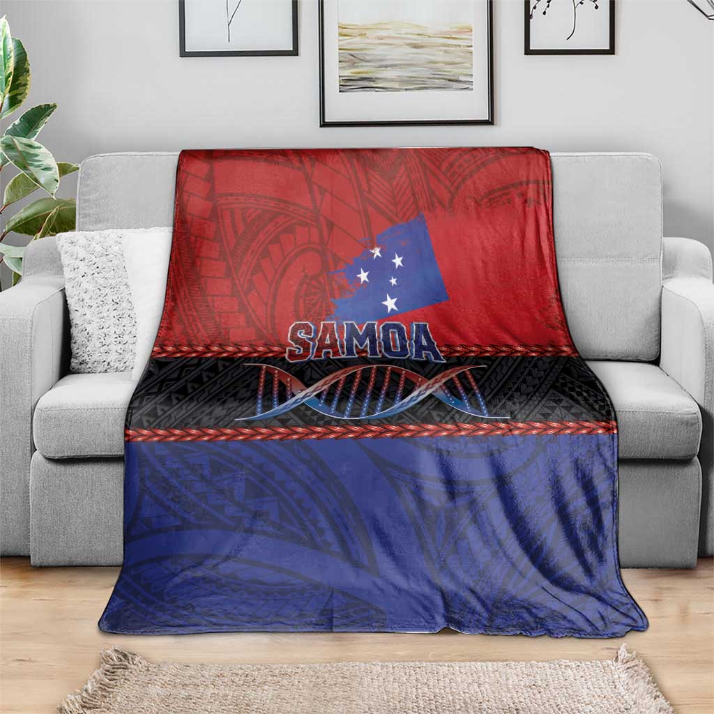 Samoan DNA-Proud of Samoa Blanket Polynesian Patterns - Polynesian Pride