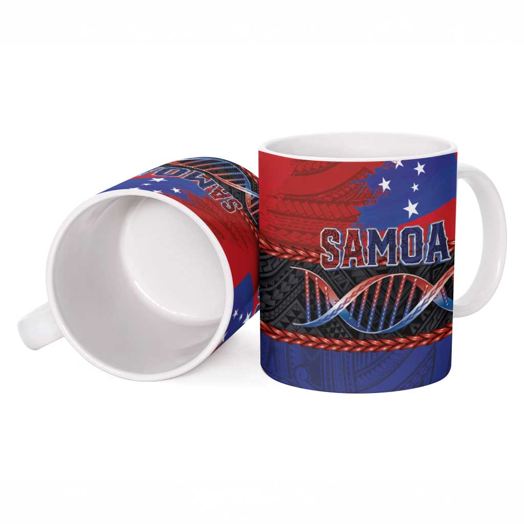 Samoan DNA-Proud of Samoa Ceramic Mug Polynesian Patterns - Polynesian Pride