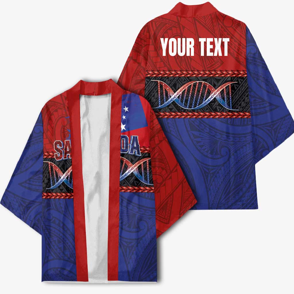 Personalised Samoan DNA-Proud of Samoa Kimono Polynesian Patterns - Polynesian Pride