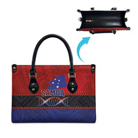 Samoan DNA-Proud of Samoa Leather Bag Polynesian Patterns - Polynesian Pride