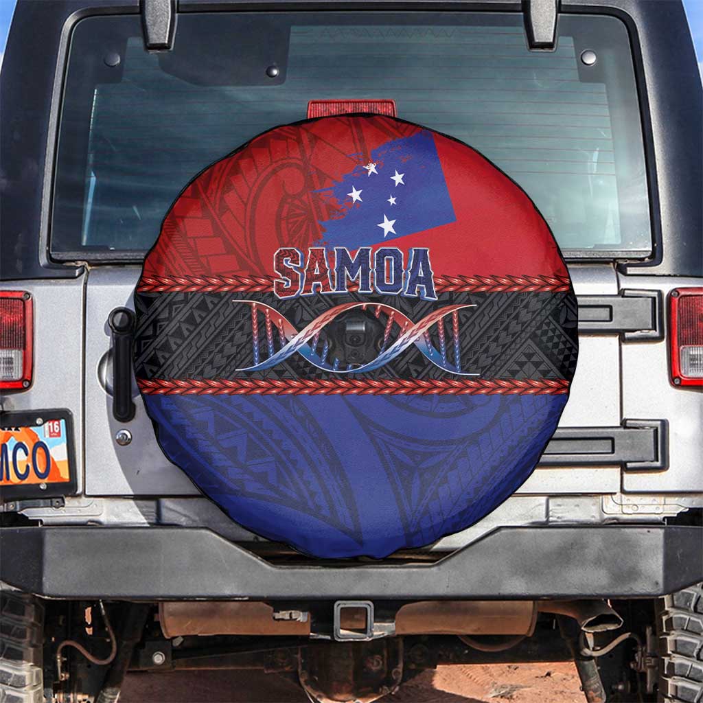 Samoan DNA-Proud of Samoa Spare Tire Cover Polynesian Patterns - Polynesian Pride
