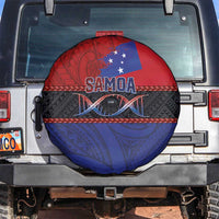 Samoan DNA-Proud of Samoa Spare Tire Cover Polynesian Patterns - Polynesian Pride