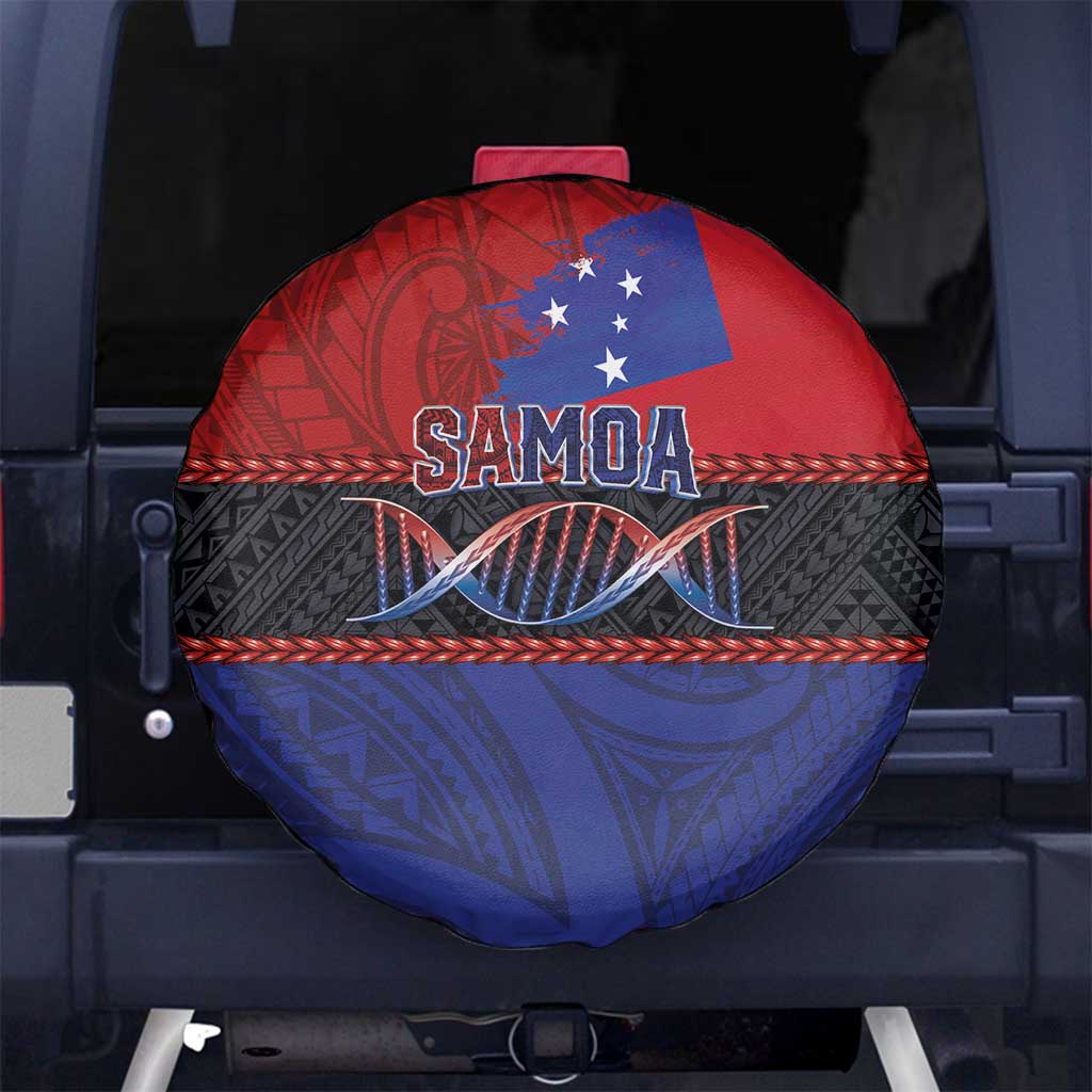 Samoan DNA-Proud of Samoa Spare Tire Cover Polynesian Patterns - Polynesian Pride