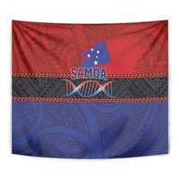 Samoan DNA-Proud of Samoa Tapestry Polynesian Patterns - Polynesian Pride