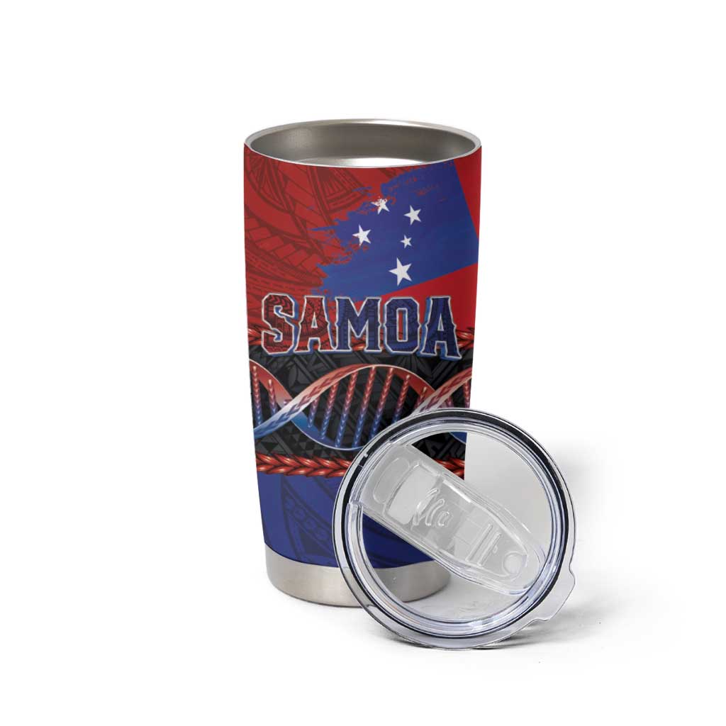 Samoan DNA-Proud of Samoa Tumbler Cup Polynesian Patterns - Polynesian Pride
