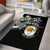 Hawaii James Campbell High School Area Rug Kakau Pattern Black Version LT03 - Polynesian Pride