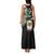 Hawaii James Campbell High School Family Matching Tank Maxi Dress and Hawaiian Shirt Kakau Pattern Black Version LT03 - Polynesian Pride