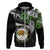 Hawaii James Campbell High School Hoodie Kakau Pattern Black Version LT03 Zip Hoodie Black - Polynesian Pride