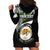 Hawaii James Campbell High School Hoodie Dress Kakau Pattern Black Version LT03 - Polynesian Pride