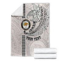Custom Hawaii James Campbell High School Blanket Tribal Kakau Pattern LT03 - Polynesian Pride