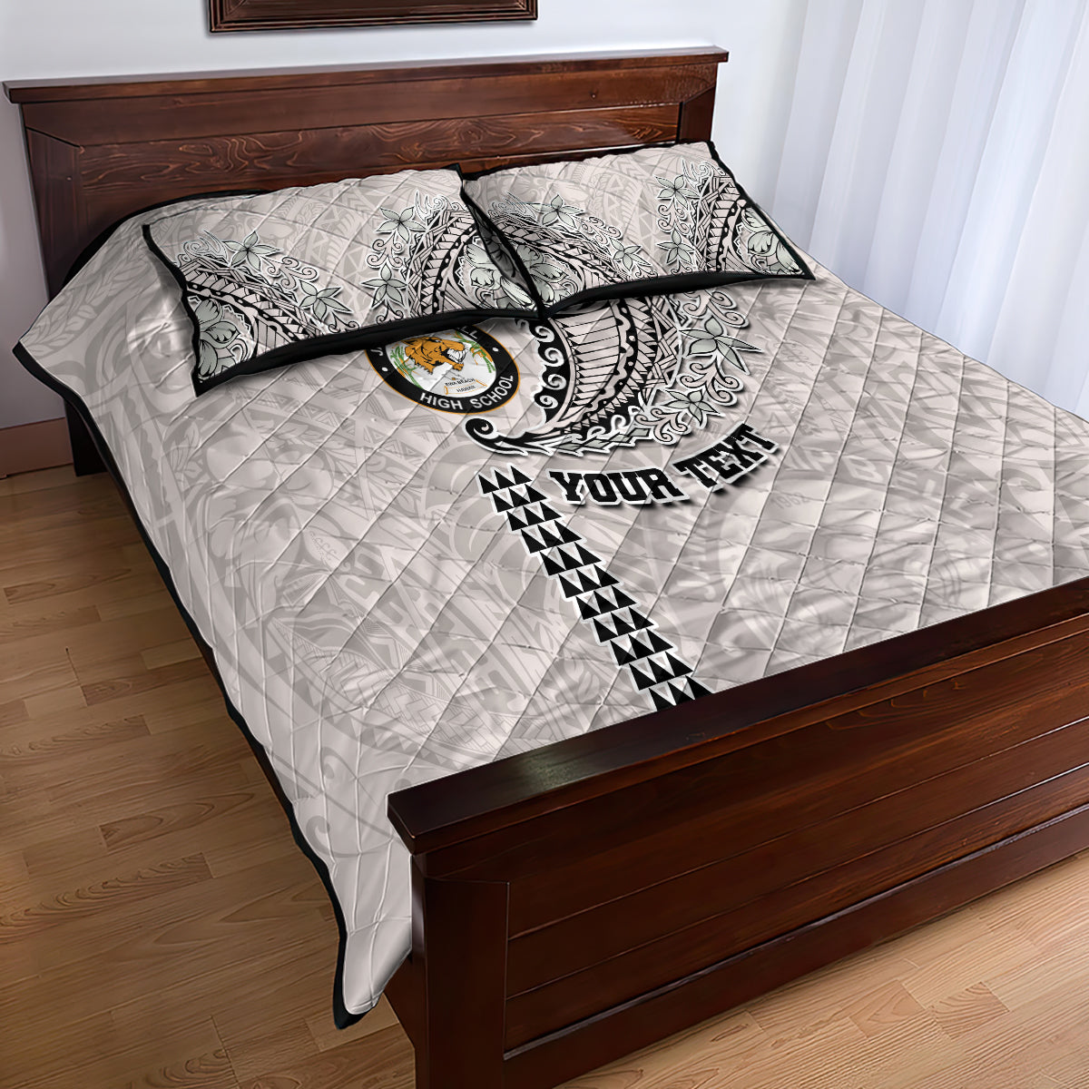 Custom Hawaii James Campbell High School Quilt Bed Set Tribal Kakau Pattern LT03 - Polynesian Pride
