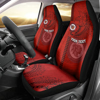 Hawaii Kahuku High & Intermediate School Car Seat Cover Tribal Kakau Pattern LT03 - Polynesian Pride