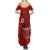 Hawaii Kahuku High & Intermediate School Summer Maxi Dress Tribal Kakau Pattern LT03 - Polynesian Pride