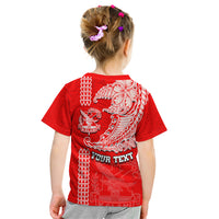 Hawaii Kalani High School Kid T Shirt Tribal Kakau Pattern LT03 - Polynesian Pride