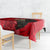 Custom New Zealand Womens Day Tablecloth Traditional Maori Woman Polynesian Pattern Red Color LT03 - Polynesian Pride