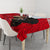 Custom New Zealand Womens Day Tablecloth Traditional Maori Woman Polynesian Pattern Red Color LT03 - Polynesian Pride